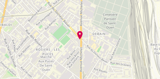 Plan de Jm, 104 Avenue Michelet, 93400 Saint Ouen