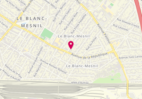 Plan de R.N Serrurier, Le
8 Rue Richard Wagner, 93150 Le Blanc-Mesnil