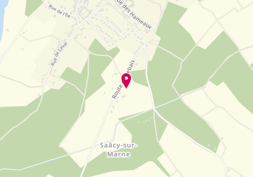Plan de Serrurerie Romain STEINER, 29 Route de Rebais, 77730 Saâcy-sur-Marne