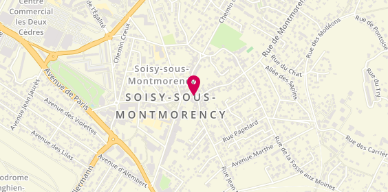 Plan de La Clef de Saint Leu, 2 Rue Jean Mermoz, 95230 Soisy-sous-Montmorency