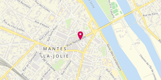 Plan de Rapid Plus Services, 17 Rue Nationale, 78200 Mantes-la-Jolie
