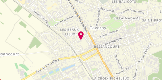 Plan de LJC Services - Partenaire Arcades et Baies, 15 Rue Ronsard, 95550 Bessancourt