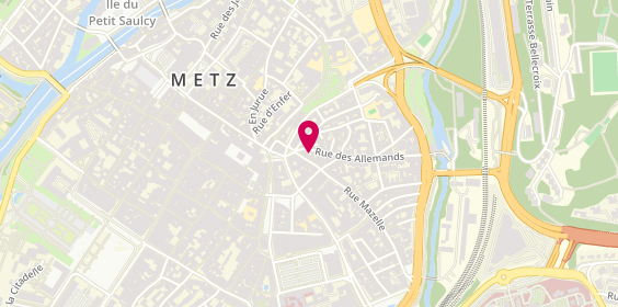 Plan de Serrurier Metz Mazelle - AS2M, 6 Rue Mazelle, 57000 Metz