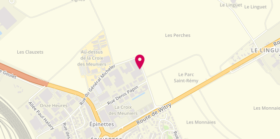 Plan de La Serrurerie Rémoise, 17 Boulevard Gustave Eiffel, 51100 Reims