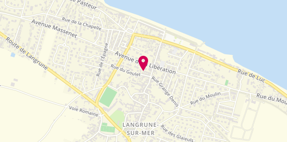 Plan de Agence Aaz Dépannages, 16 Rue du Goulet, 14830 Langrune-sur-Mer