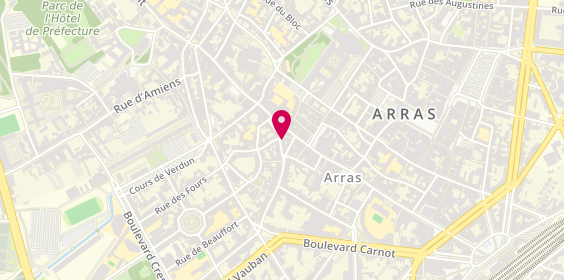 Plan de Acces Direct Artisans 7 Jours 7, 3 Rue du Puits Saint-Josse, 62000 Arras