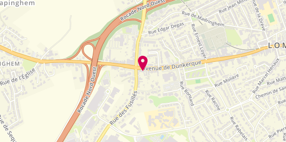 Plan de Artisan Plombier Serrurier Nord, 951 avenue de Dunkerque, 59160 Lille